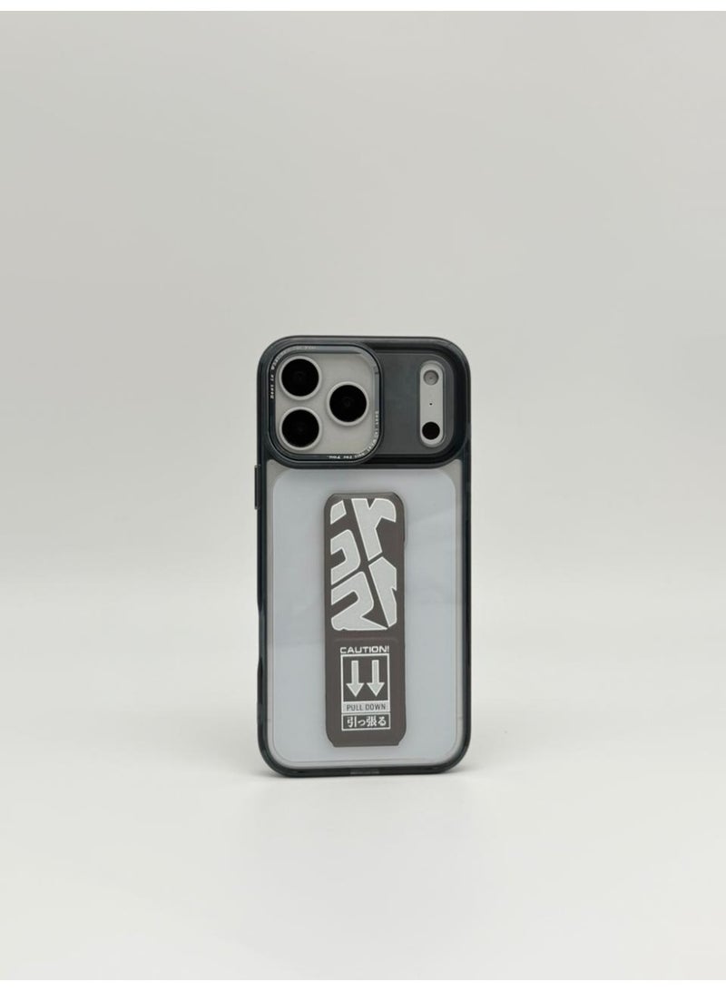 general Mocome Premium Kickstand Case for iPhone 17 Pro – Slim Shockproof Protective Cover with Integrated Pull-Down Stand & Magnetic Compatibility - Image 1